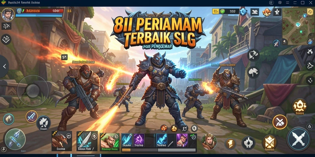 Tampilan utama gameplay 8II yang menarik dan penuh strategi.