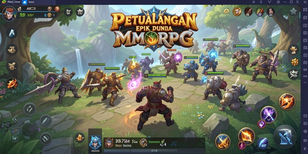 Tampilan gameplay menegangkan dan penuh aksi di dunia ABC33.