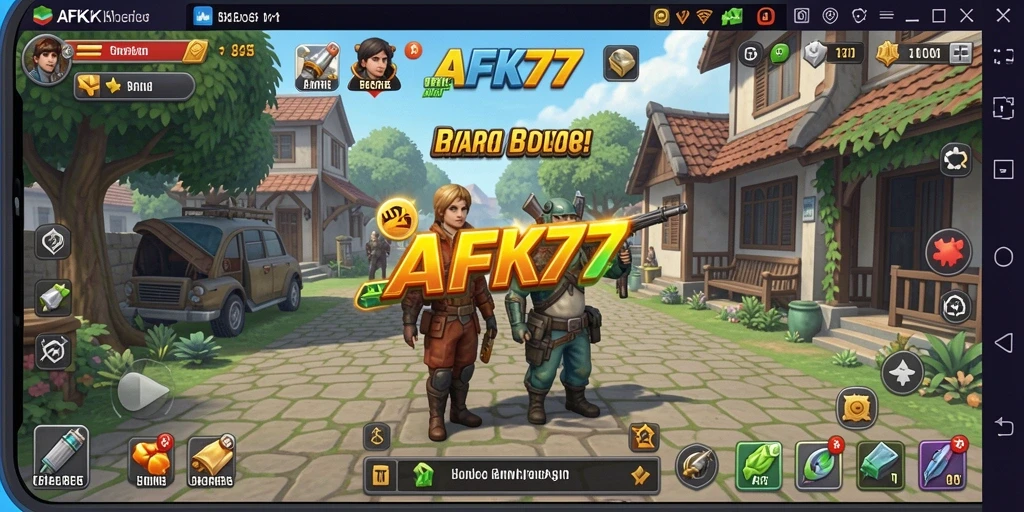 Tampilan gameplay AFK77 yang menarik dan interaktif.