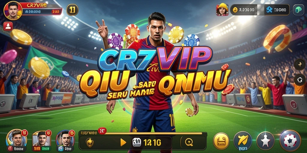 Screenshot gameplay CR7VIP dengan tampilan grafis menarik.