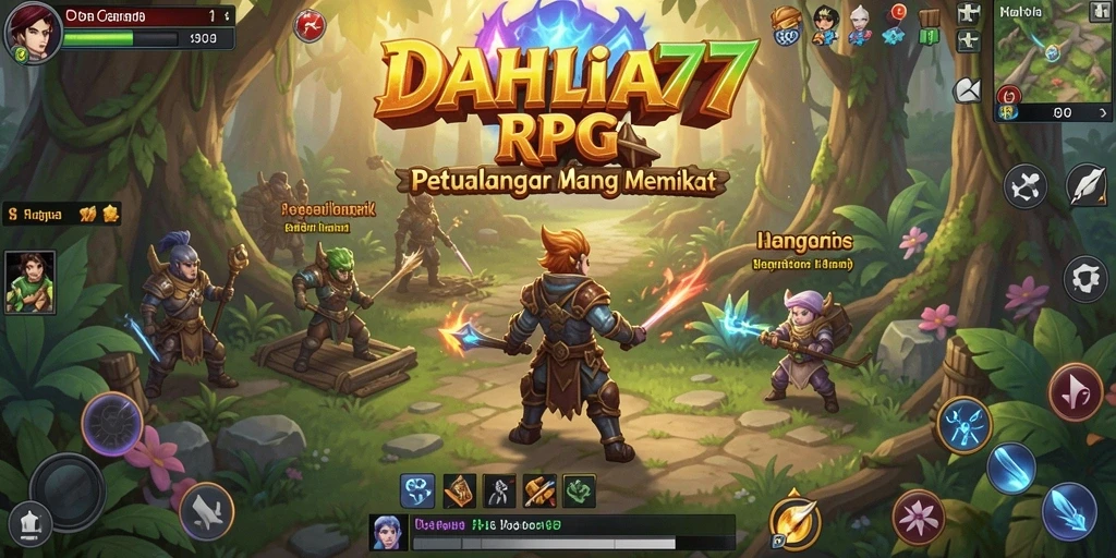 Gameplay seru dalam DAHLIA77 dengan berbagai tantangan RPG.