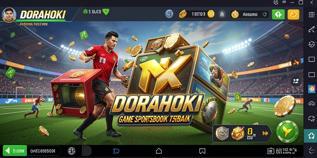 Tampilan menarik saat bermain game Sportsbook di DORAHOKI.