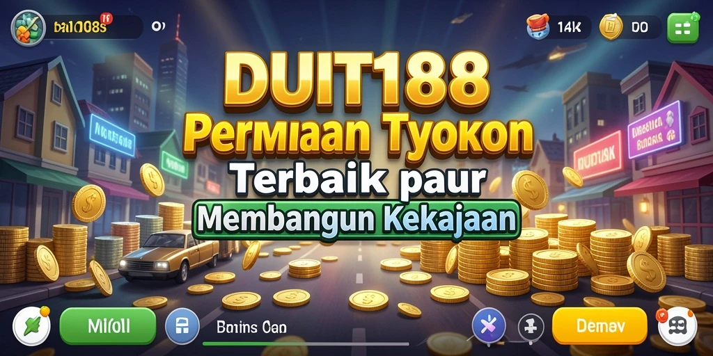 Gameplay DUIT188 menampilkan strategi bisnis yang mendebarkan.