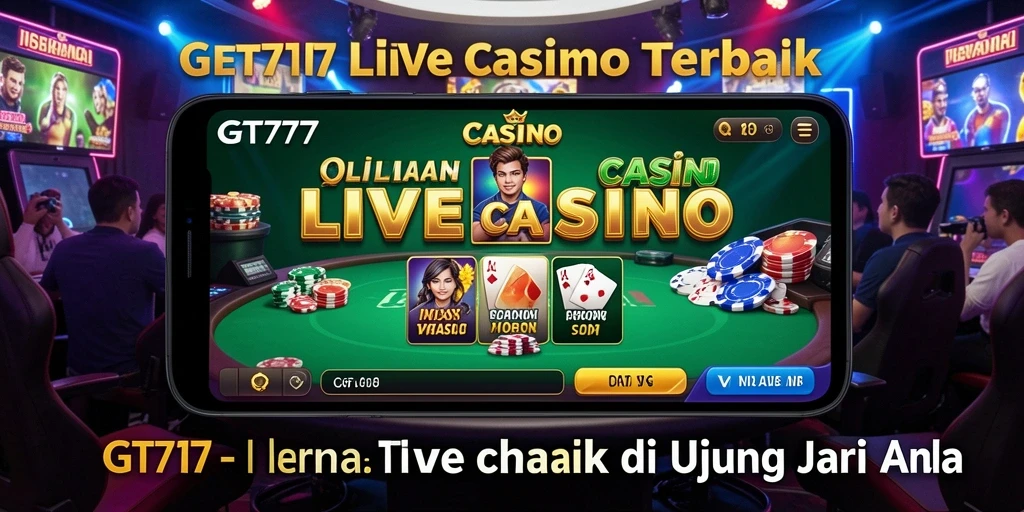 Tampilan bermain Live Casino yang menegangkan dan interaktif di GT777.