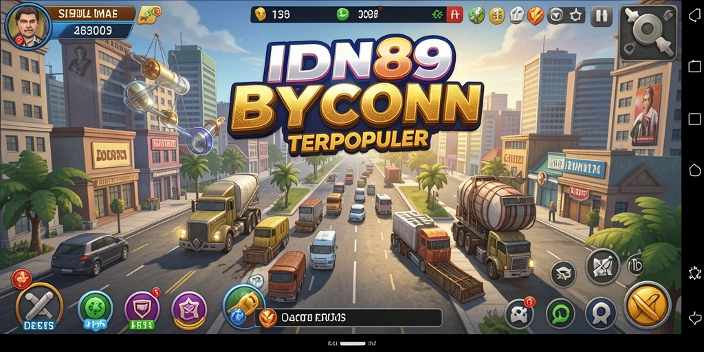 Tampilan menarik gameplay Tycoon di IDN89 dengan berbagai pilihan bisnis.