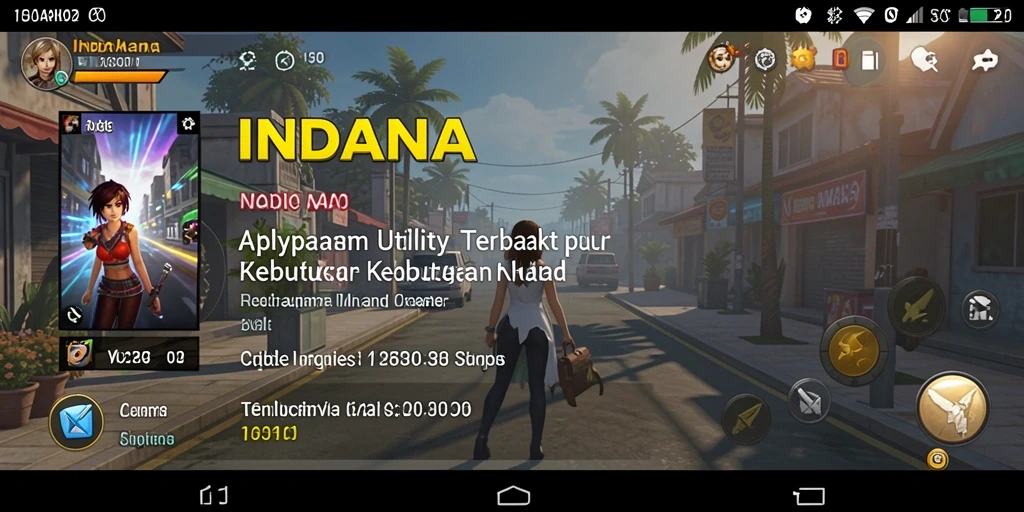 Screenshot utama INDAAA menampilkan antarmuka pengguna aplikasi Utility.