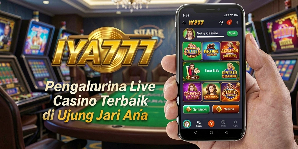 Tampilan gameplay Live Casino yang menarik dan interaktif di IYA777.