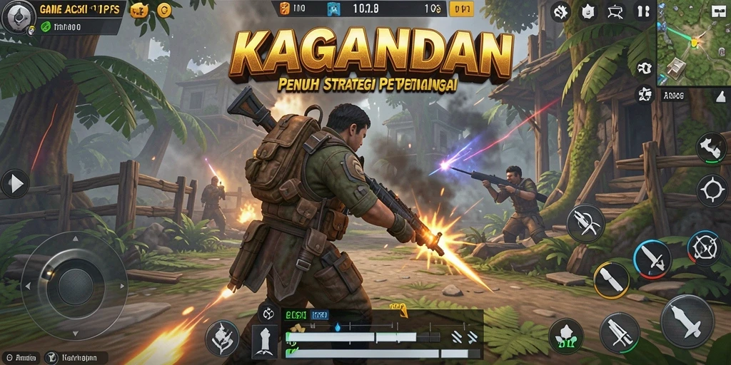 Tangkapan layar menunjukkan aksi seru dalam KAGANDAN.