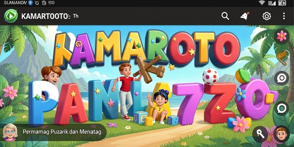 Tampilan gameplay KAMARTOTO yang menantang dan menarik.