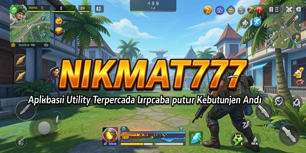 Tampilan antarmuka sederhana dan interaktif dari NIKMAT777.