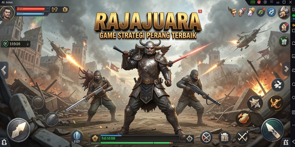 Tampilan gameplay seru dari RAJAJUARA yang menguji strategi.