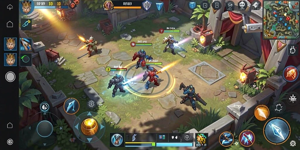 Tampilan gameplay RR89 yang mendebarkan dan strategis.
