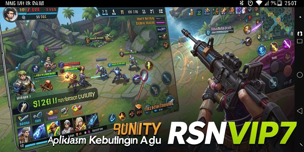 Tangkapan layar utama RSNVIP7 menampilkan antarmuka aplikasi Utility yang menarik.