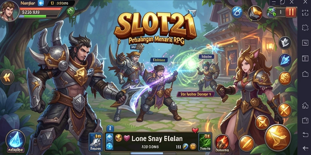 Gameplay SLOT21 yang menarik dan penuh petualangan RPG.
