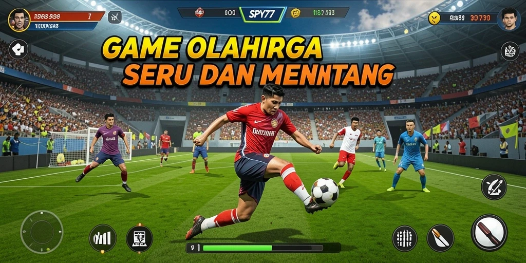 Gameplay SPY77 yang seru dengan aksi olahraga yang mendebarkan.