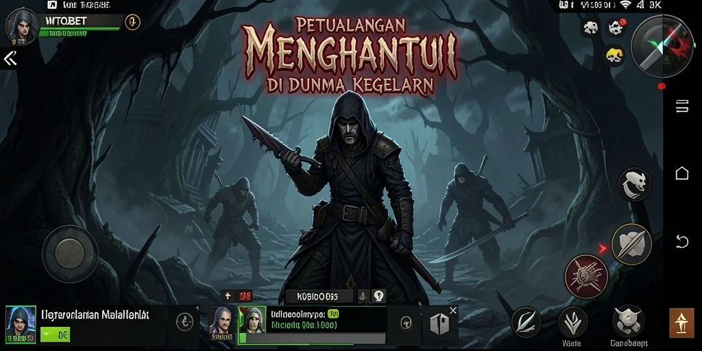 Screenshot utama WTOBET menampilkan suasana mencekam permainan yang penuh ketakutan.